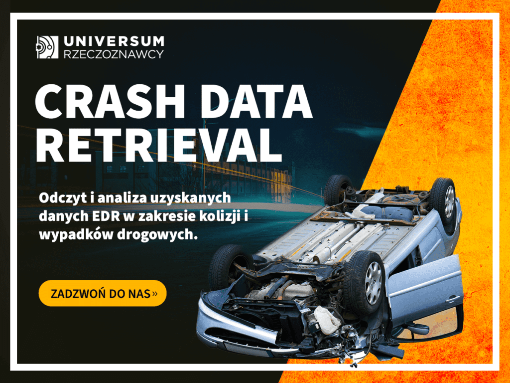 Analiza Crash Data Retrieval dla zdarzeń drogowych - kolizji i wypadków